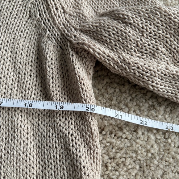 Wooden Ships my dog is cuter than yours crochet boho Knit Sweater small/medium - Picture 13 of 14